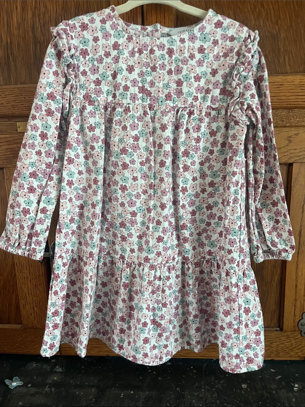 Primark Girls Floral Sundress in Pink and Mint